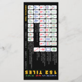 マジョンチャールストンフラットカード2 メニュー (裏面)