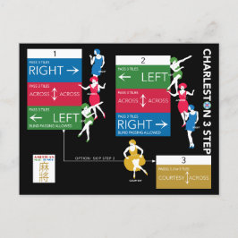 マジョンチャールストン図 ポストカード