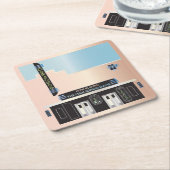 マジョンデコシアターコースター スクエアペーパーコースター (アングル)