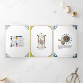 マジョントリフォールドカード 三つ折りカード (内部)