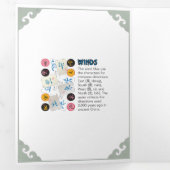 マジョントリフォールドカード 三つ折りカード (内部最初)