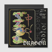 マジョンドラゴンイヤー平磁石 マグネット招待状 (正面/裏面)