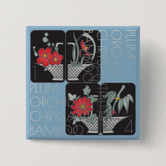 マジョンバスケットブルック 缶バッジ (正面)