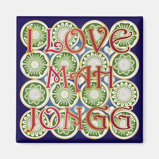 マジョンバレンタインI愛MJ マグネット (正面)