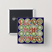 マジョンバレンタインI愛MJ 缶バッジ (正面&裏面)