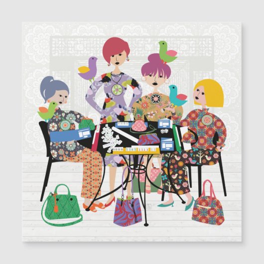 マジョンバーズフラットマグネット (正面)