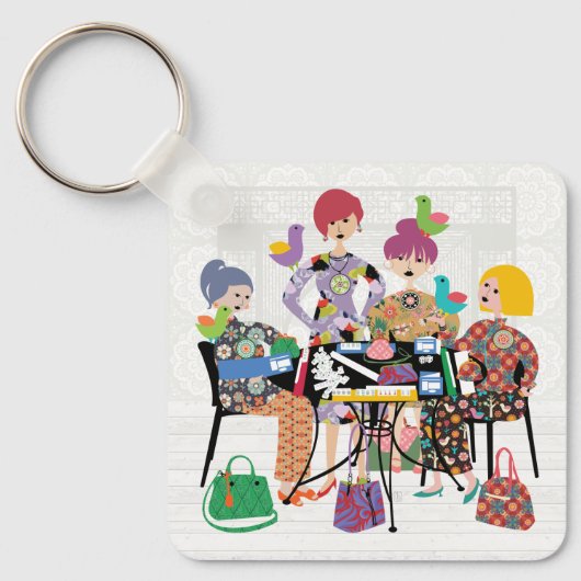 マジョンバードキーチェーン キーホルダー (正面)