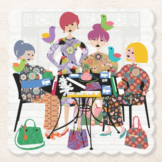 マジョンバードズ紙コースター ペーパーコースター (正面)