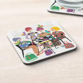 マジョンバードプラスチックのコースター コースター (左側)