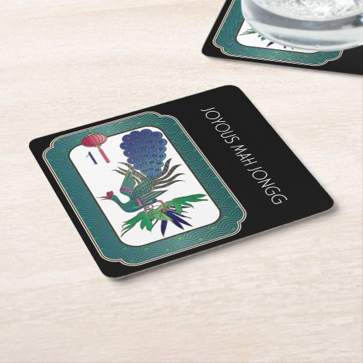 マジョンバードホリデーコースター スクエアペーパーコースター (アングル)