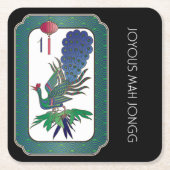 マジョンバードホリデーコースター スクエアペーパーコースター (正面)