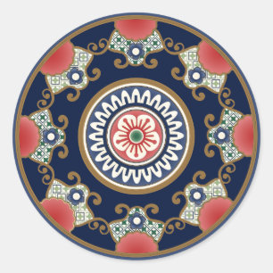 マジョンパタンクラシックズ丸ステッカー ラウンドシール