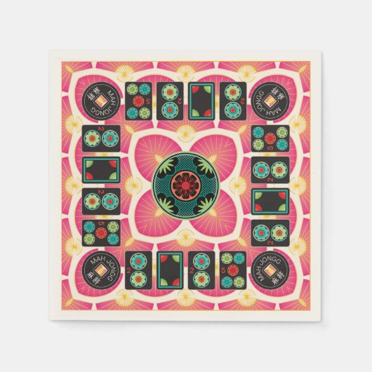 マジョンファン2025ナプキンス スタンダードカクテルナプキン (正面)