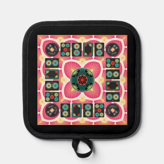 マジョンファン2025ポットホルダー 鍋敷き (正面)