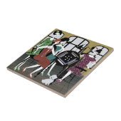 マジョンフラッパーズドッグタイル タイル (側面)