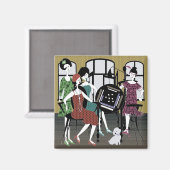 マジョンフラッパーズドッグマグネット マグネット (正面/裏面)