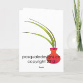 マジョンフラッパーダンサー誕生日カード カード (裏面)