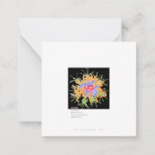 マジョンフラワーズスモールカード ノートカード (裏面)