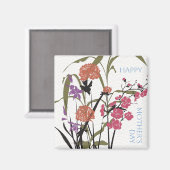 マジョンフラワーズマグネット母 マグネット (正面/裏面)