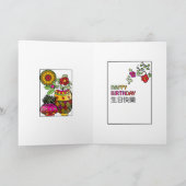 マジョンフラワーズ01誕生日カード カード (内部)