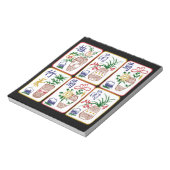 マジョンフラワータイル ノートパッド (回転)