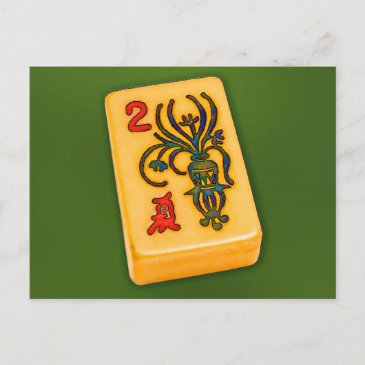 マジョンフラワータイル ポストカード (正面)