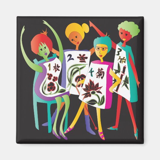 マジョンフラワーダンス マグネット (正面)