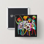 マジョンフラワーダンス 缶バッジ (正面&裏面)