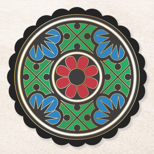 マジョンホリデーコースター ペーパーコースター (正面)