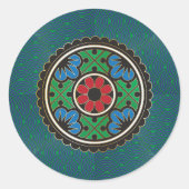 マジョンホリデーステッカー ラウンドシール (正面)