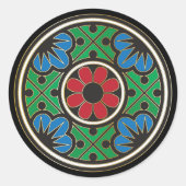 マジョンホリデーステッカー ラウンドシール (正面)