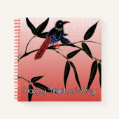 マジョンマザーズデイバード紙 ノートブック (正面)