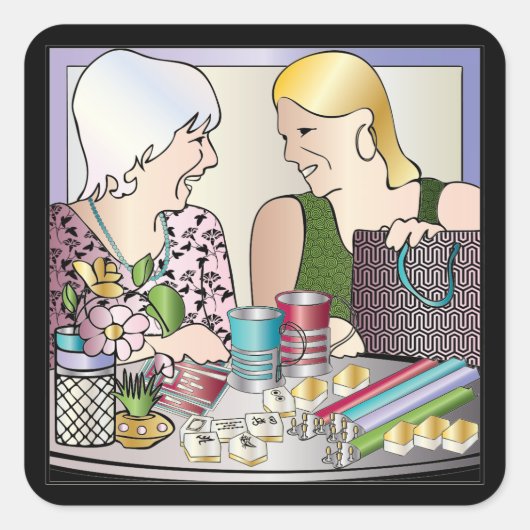 マジョンマザーズデイ スクエアシール (正面)