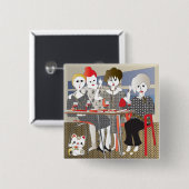 マジョンマハジ！ 缶バッジ (正面&裏面)