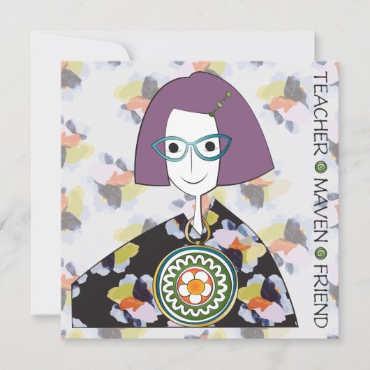 マジョンマヴェンフラットカード 招待状 (正面)