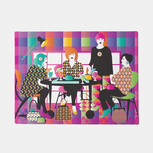 マジョンメンフィススタイルドオーマ ドアマット (正面)