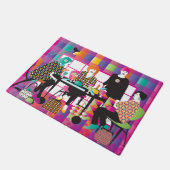 マジョンメンフィススタイルドオーマ ドアマット (アングル)