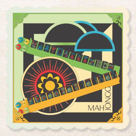 マジョンリメリックウィーンコースター ペーパーコースター (正面)