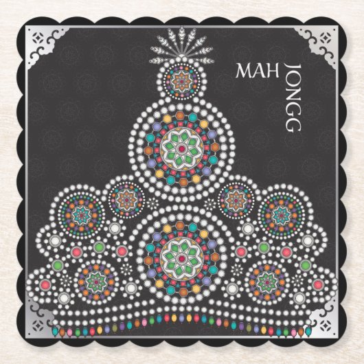 マジョンリメリックタージコースター ペーパーコースター (正面)