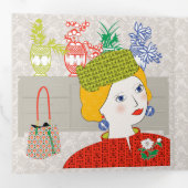 マジョンレディーストリフォールドカード 三つ折りカード (内部最初)