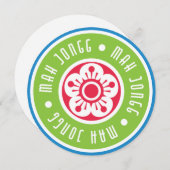 マジョンロゴ招待状 (正面/裏面)