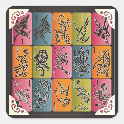 マジョンワンバムス スクエアシール (正面)