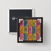 マジョンワンバムス 缶バッジ (正面&裏面)