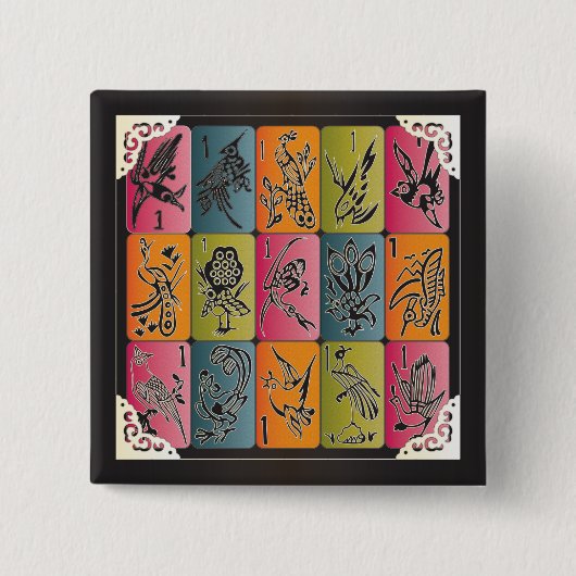 マジョンワンバムス 缶バッジ (正面)