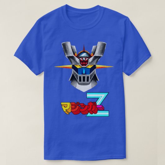 マジンガーZヘッドのロ日本のゴ Tシャツ (デザイン正面)