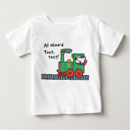 マジーが列車に乗る ベビーTシャツ