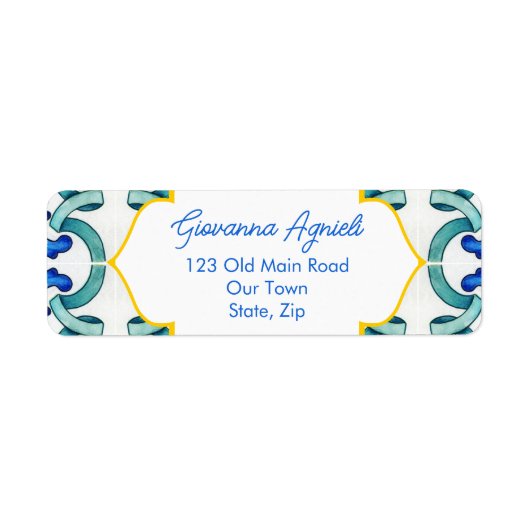 マジ地中海のリカ瓦 ラベル (正面)