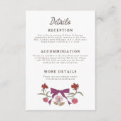 マジ素朴タン弓と花結婚の詳細 エンクロージャーカード (正面)