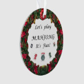 マジ遊ンのおもしろいのまわりにリース オーナメント (正面)