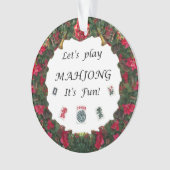 マジ遊ンのおもしろいのまわりにリース オーナメント (正面)